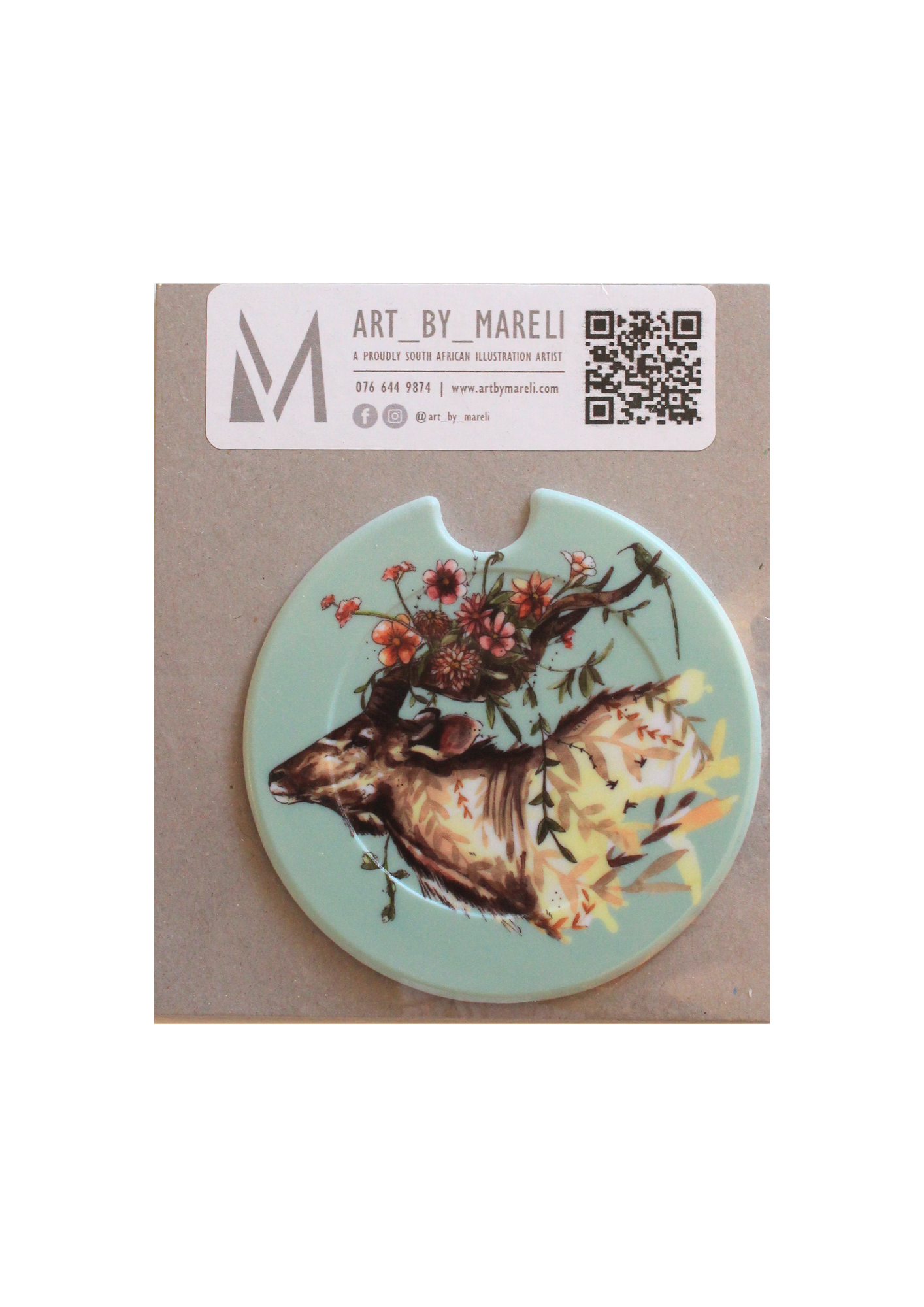 Kudu licence disk holder
