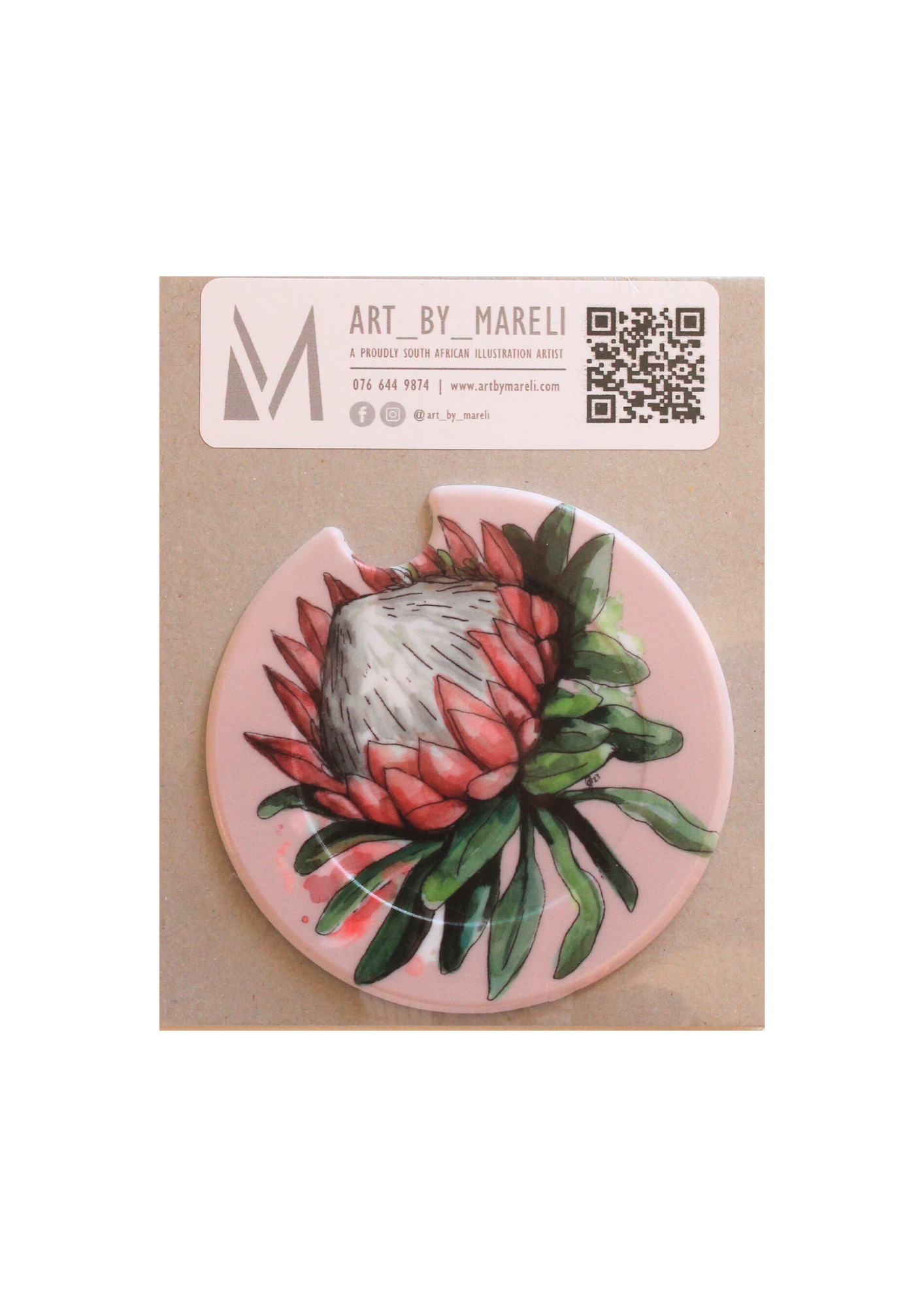 Protea licence disk holder