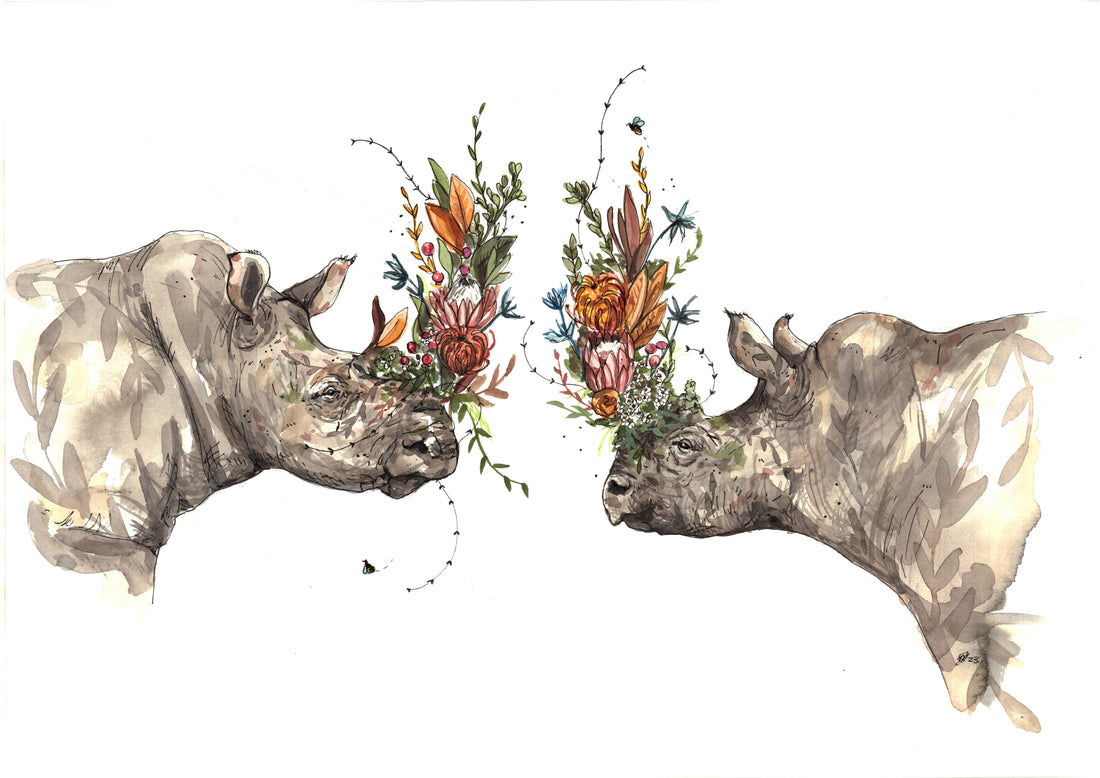 Blooming rhino