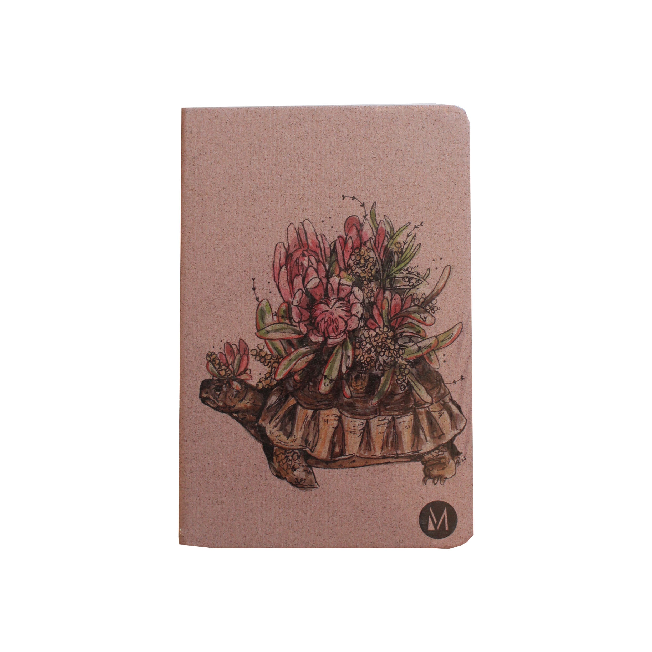 Fynbos tortiose cork notebook A5