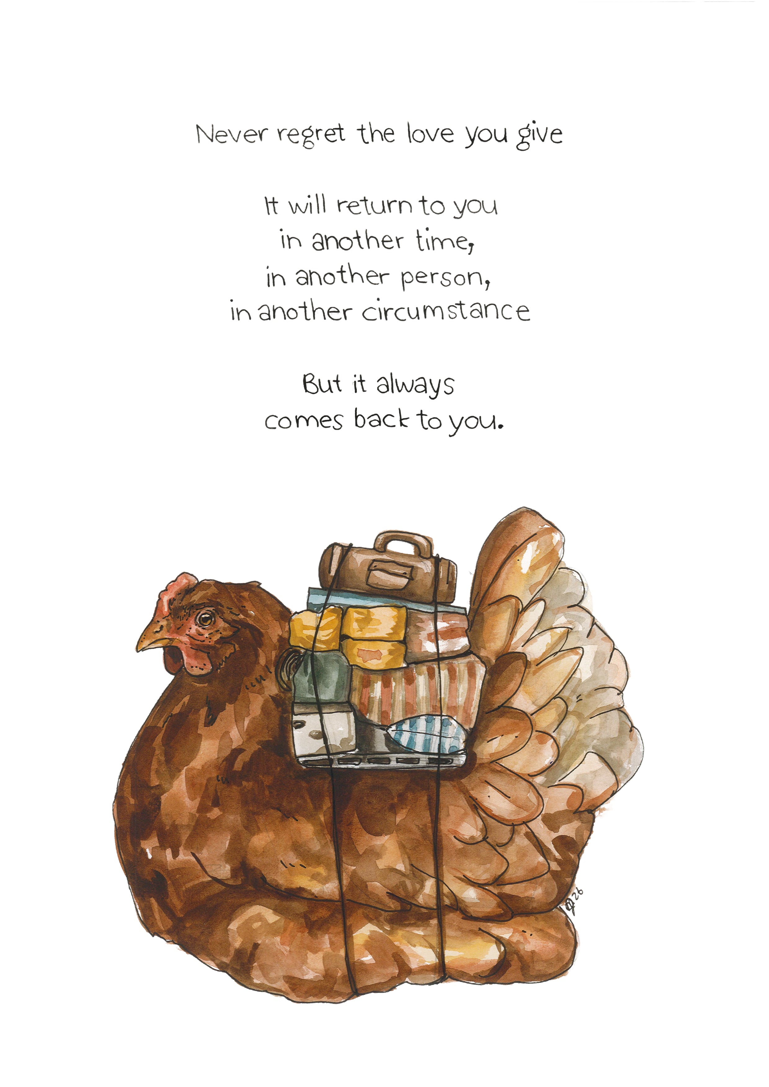 It will come back to you | A3