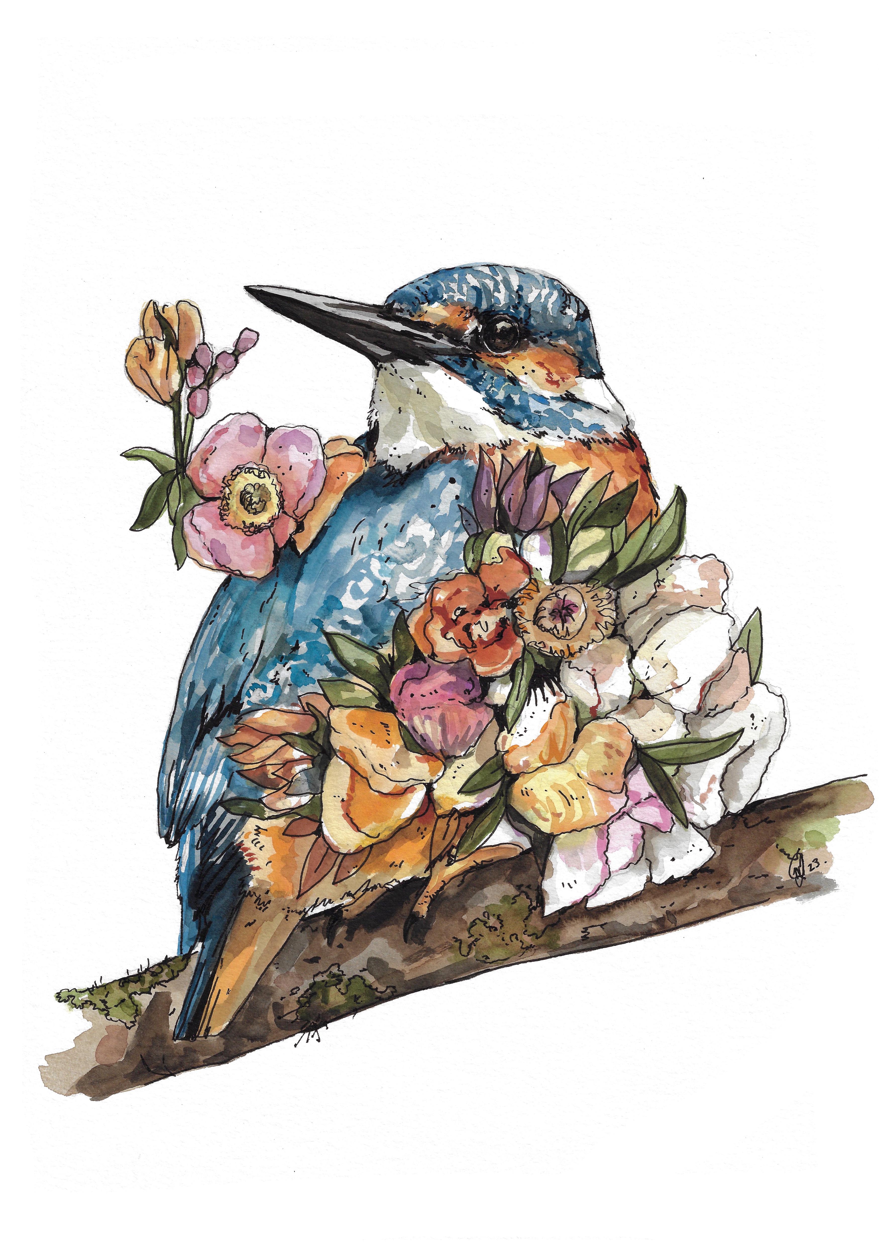 Blooming Kingfisher
