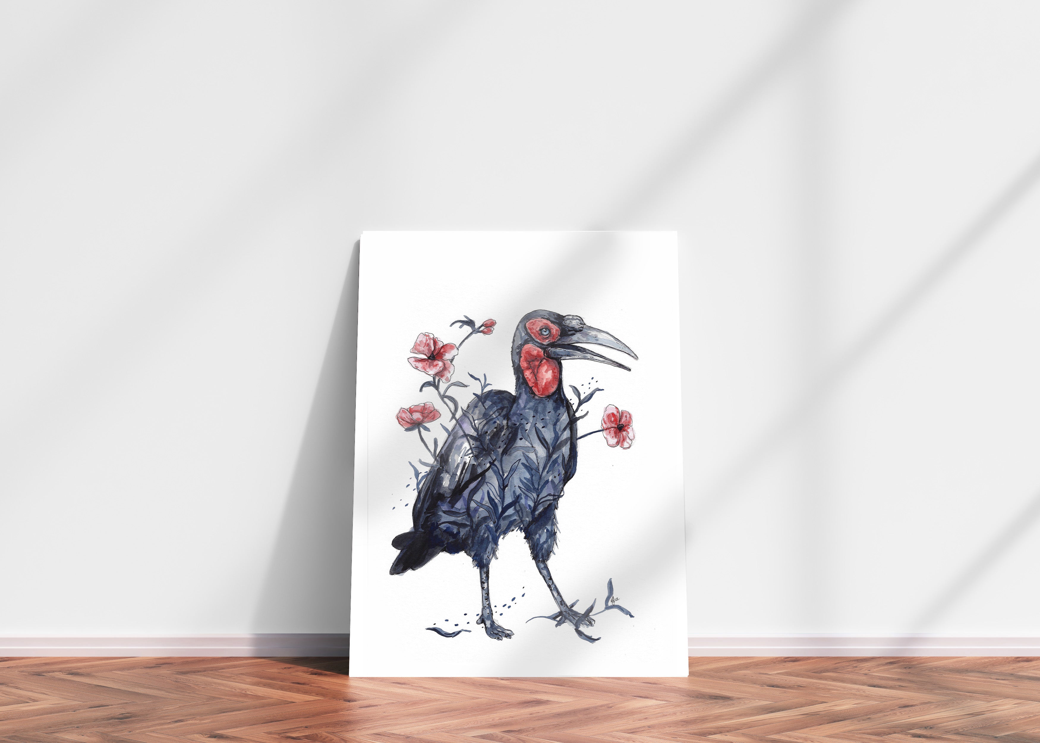 Southern African hornbill A3