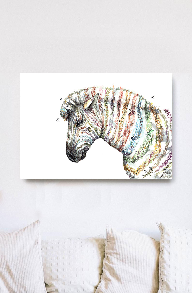 Colourful zebra