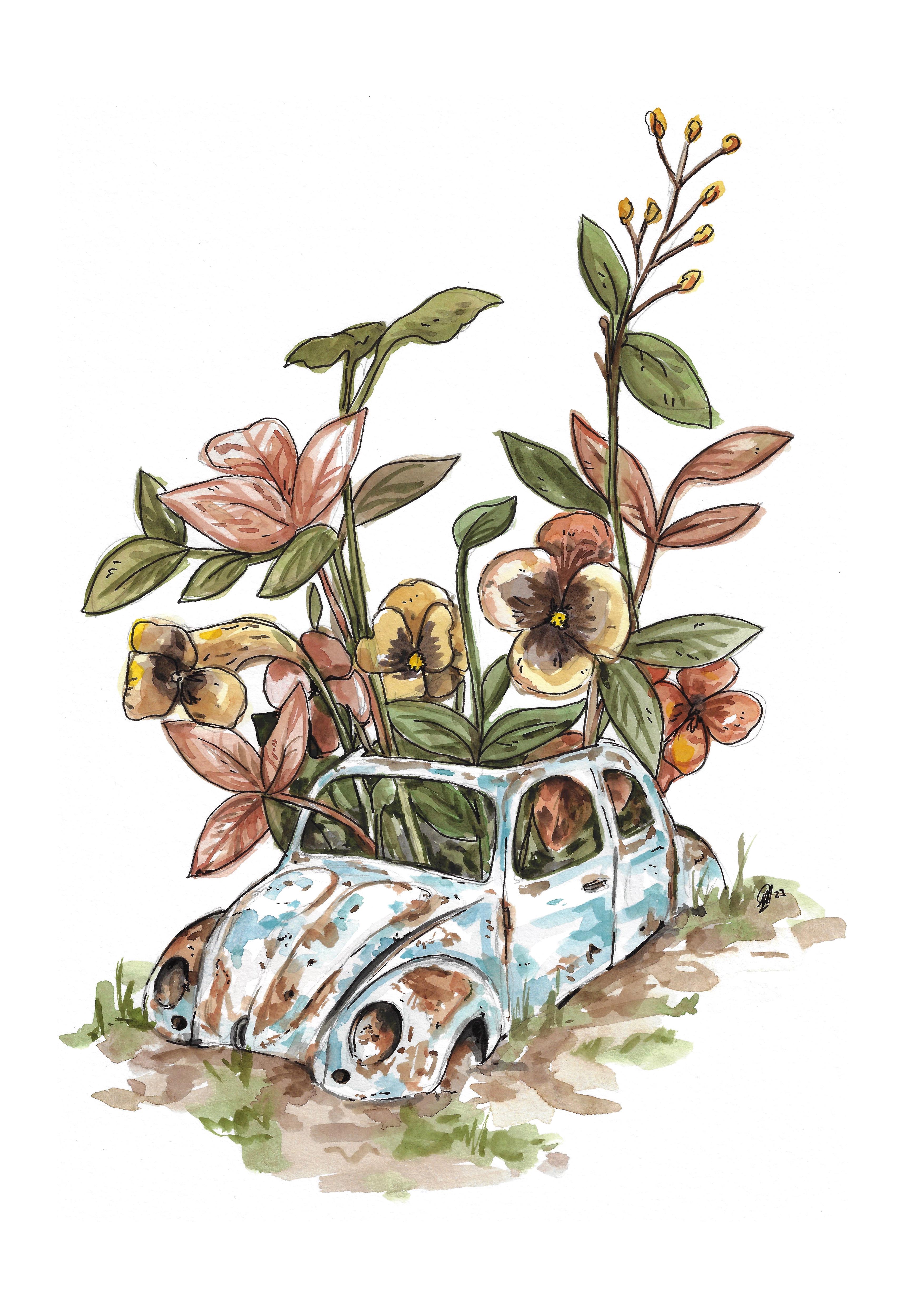 Blooming beetle A3