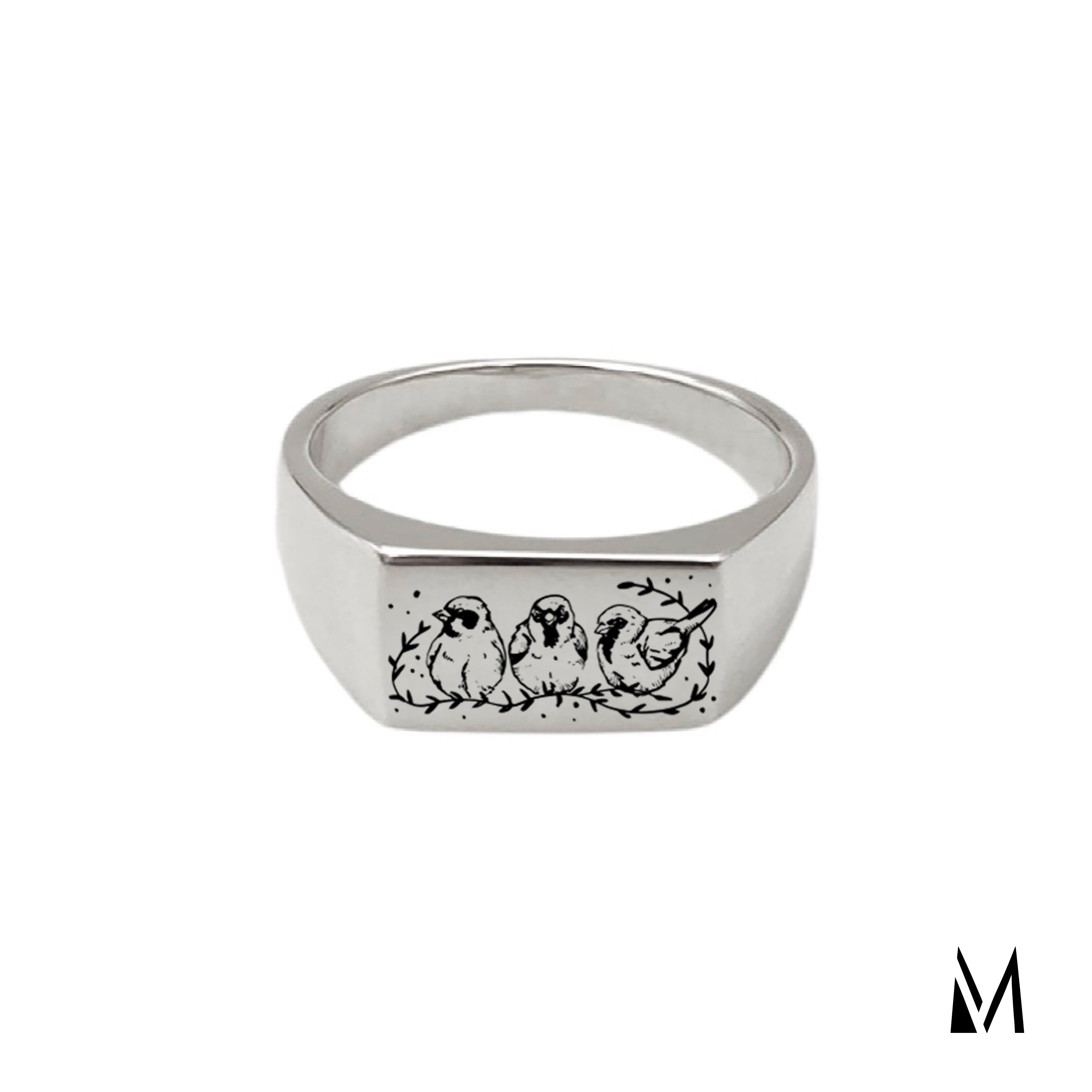 All For One & One For All Signet Ring