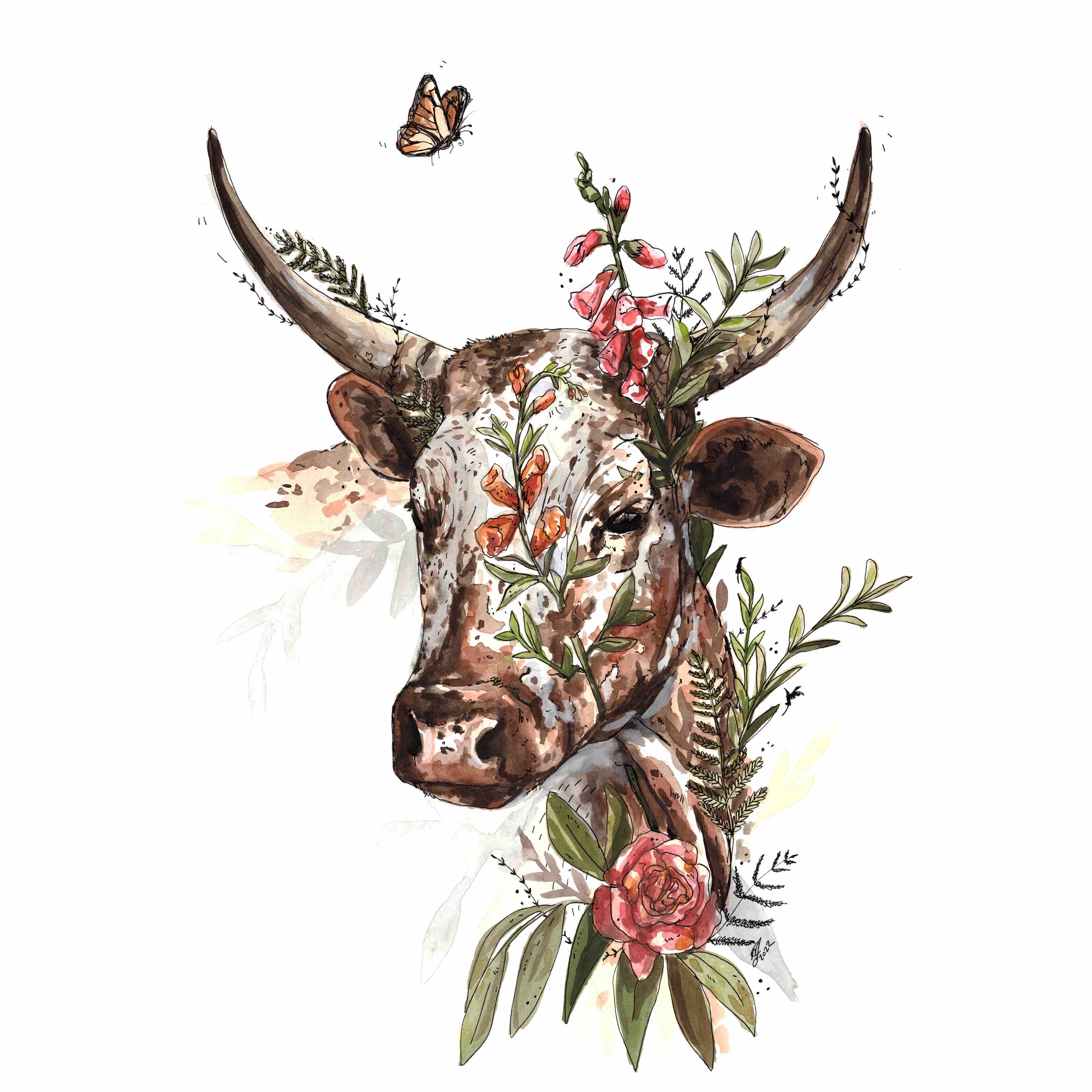 Decorated Nguni