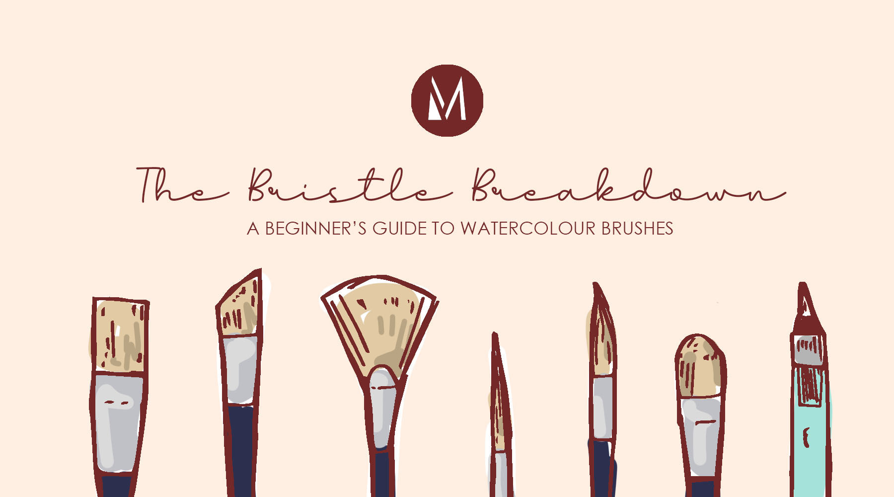 A beginner’s buide to watercolour brushes
