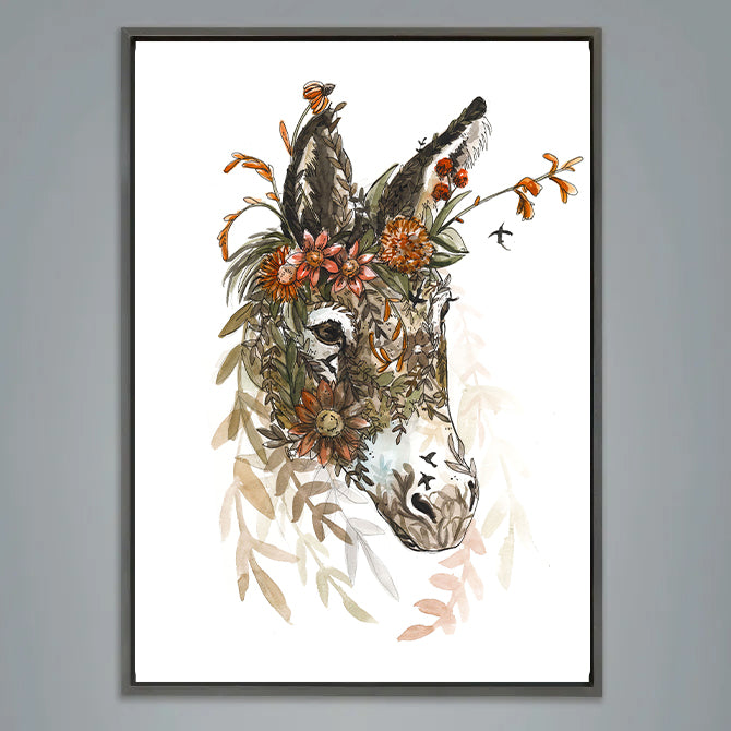 Floral donkey