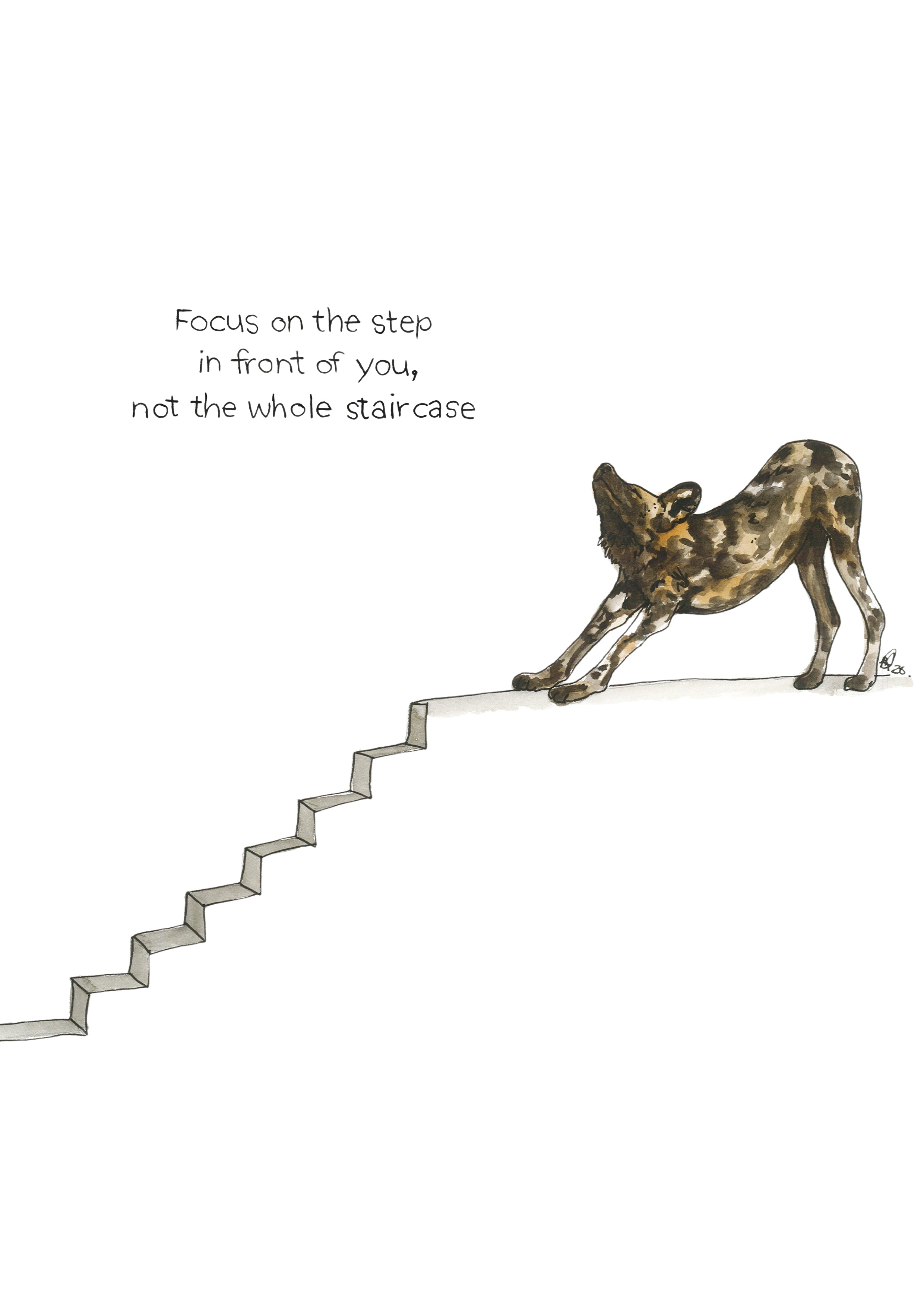 Focus on the step | A3