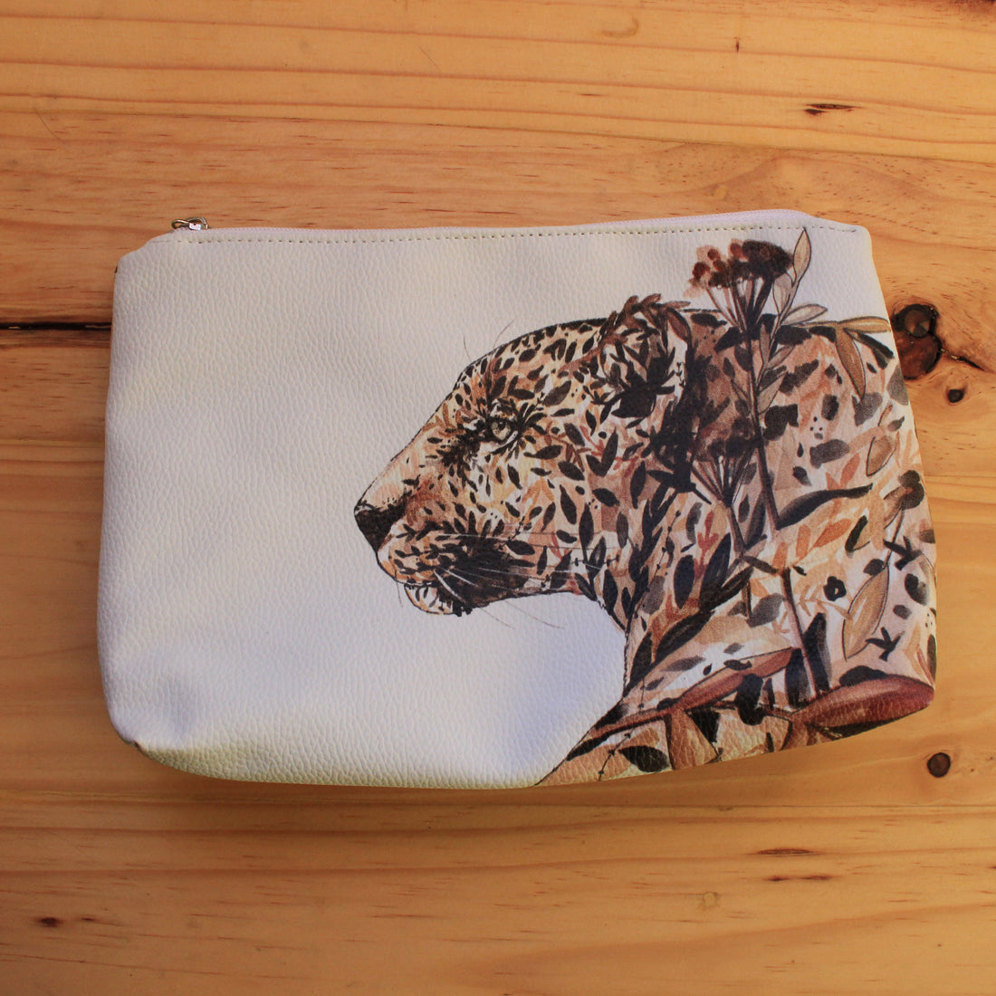 Leopard cosmetic bag