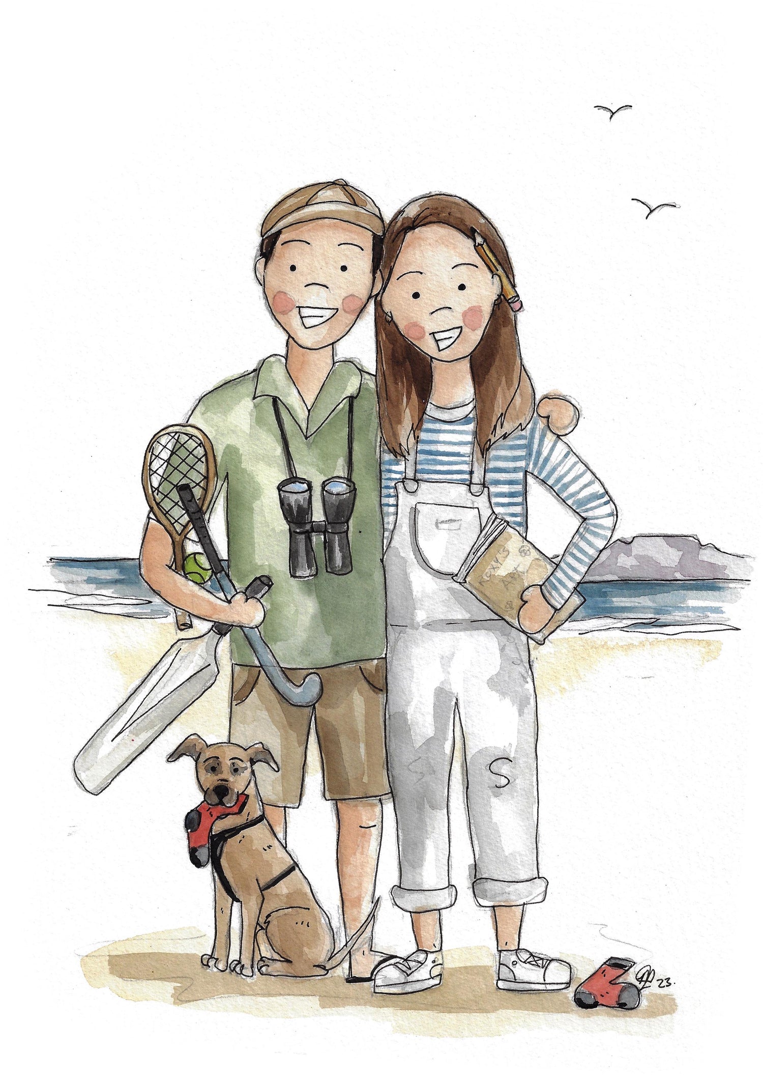 Custom Family Caricatures