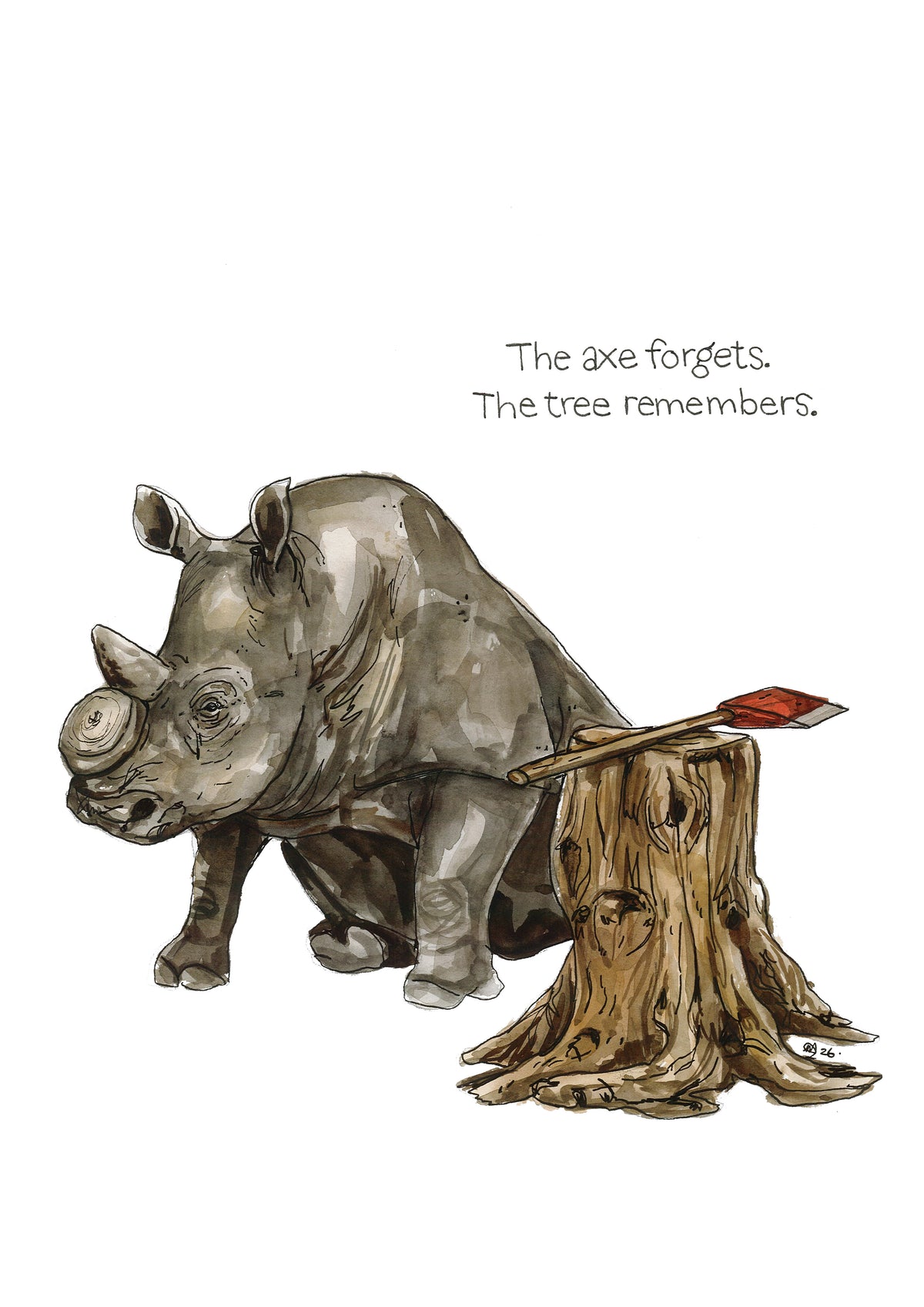 The tree remembers | A3