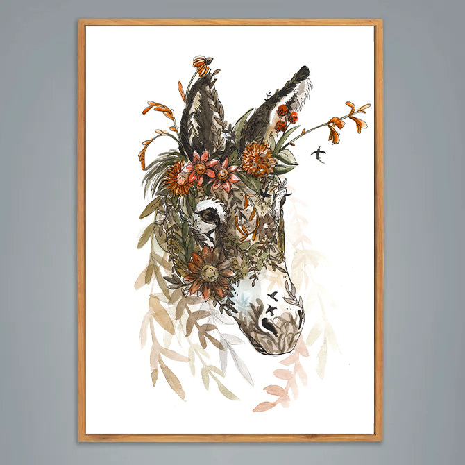 Floral donkey