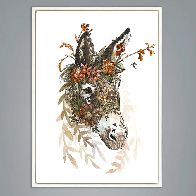 Floral donkey