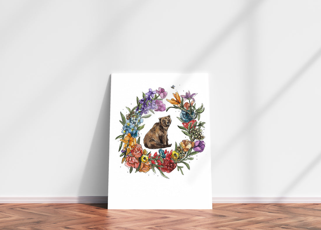 A bear in Spring A3