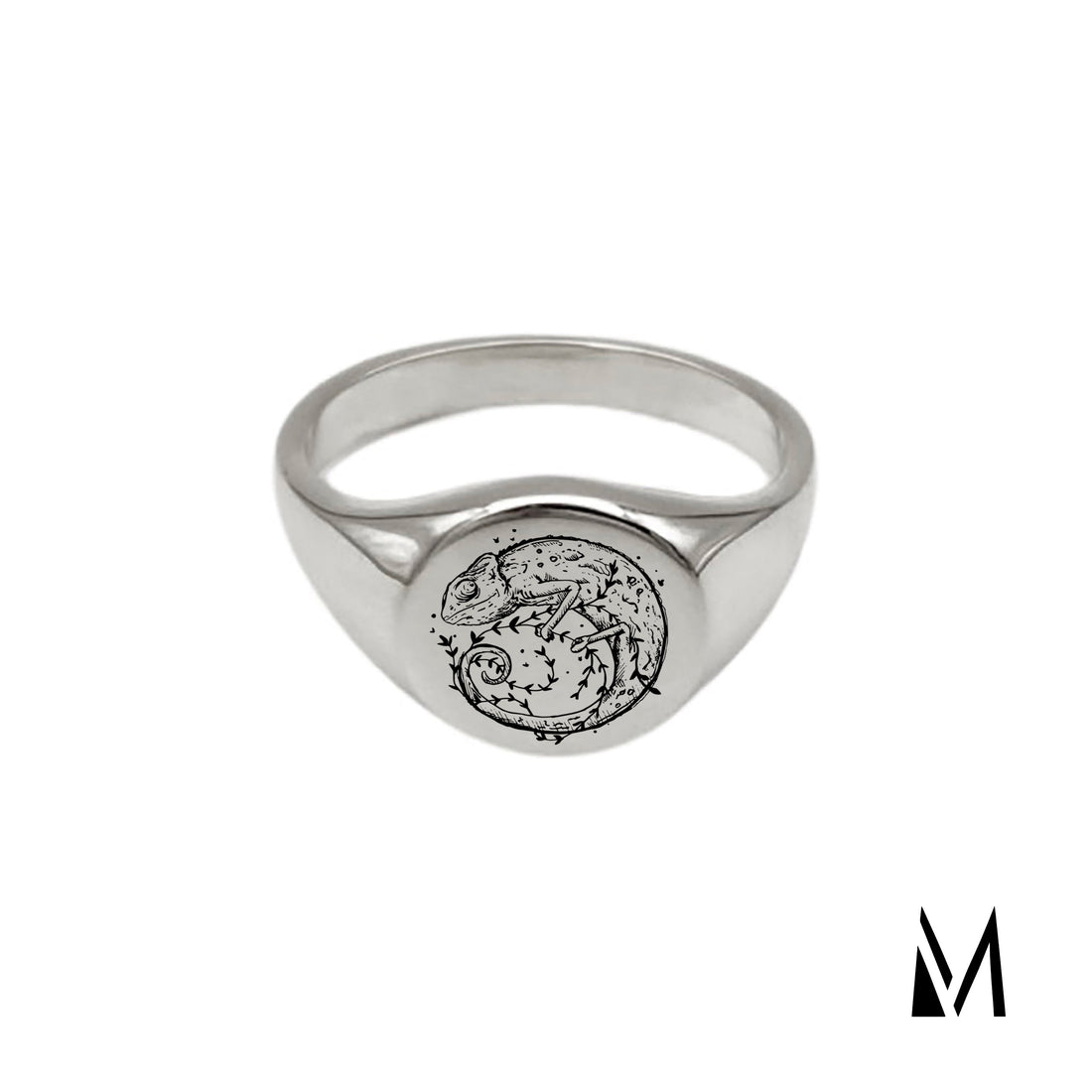 One in a Chameleon Signet Ring