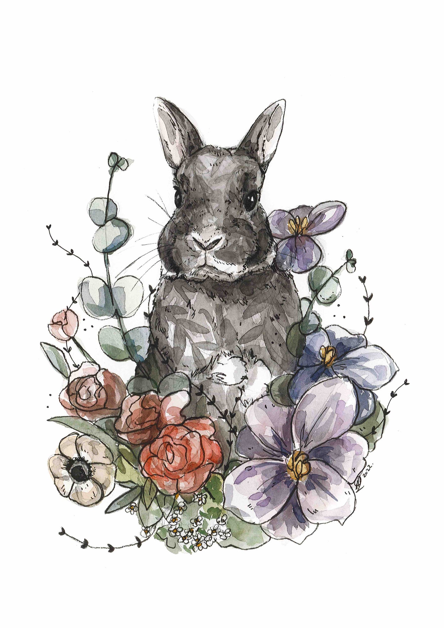 Commision of a pet rabbit